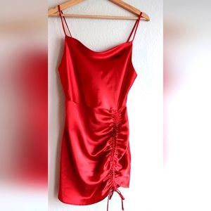 EUC! Zara Draped Mini Cocktail Dress